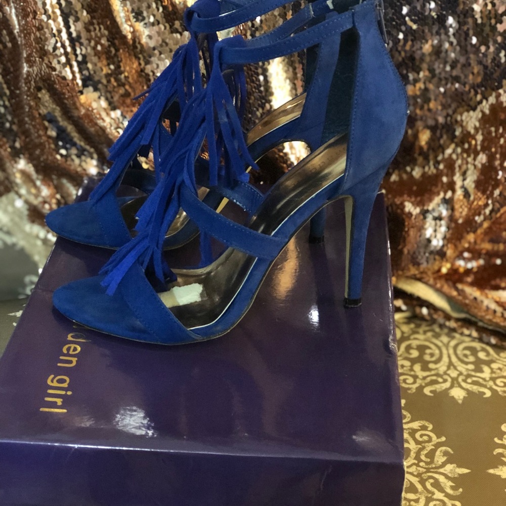 Madden Girl Blue Heel